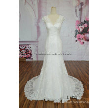 Direct Selling 2017 New Auguswu Modest Wedding Gown